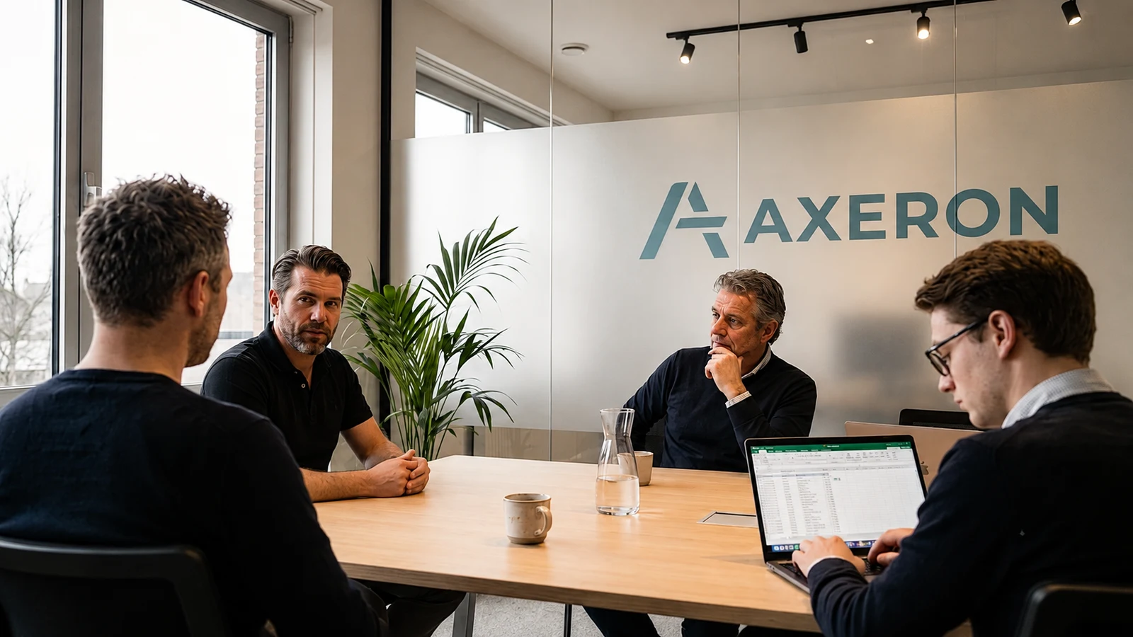 IT-specialist van Axeron aan het werk voor een Belgische kmo